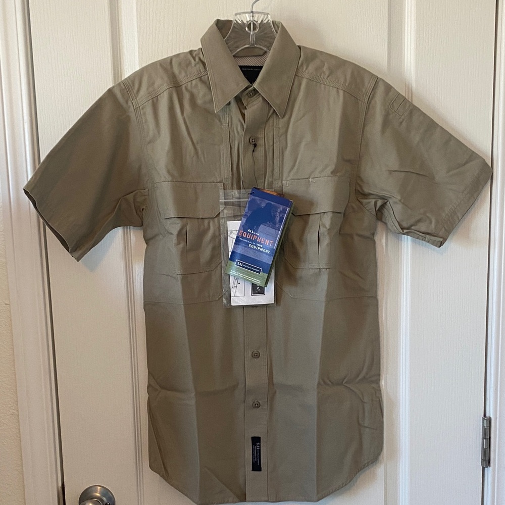 🆕 5.11 Tactical Tan Short Sleeve Shirt